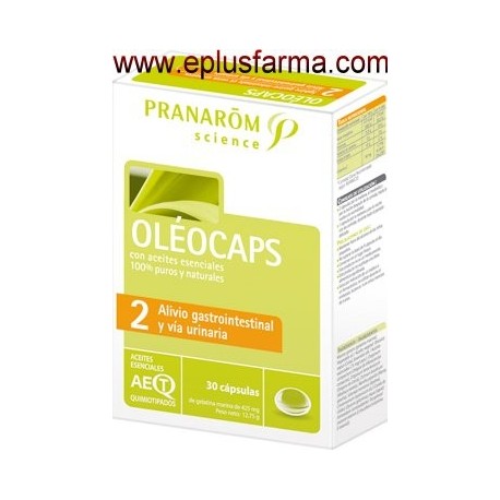 Oleocaps 2 Alivio gastrointestinal y vía urinaria 30 cápsulas 