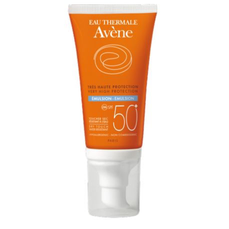 Avene solar Emulsion Muy alta protección piel sensible mixta y grasa 50 ml