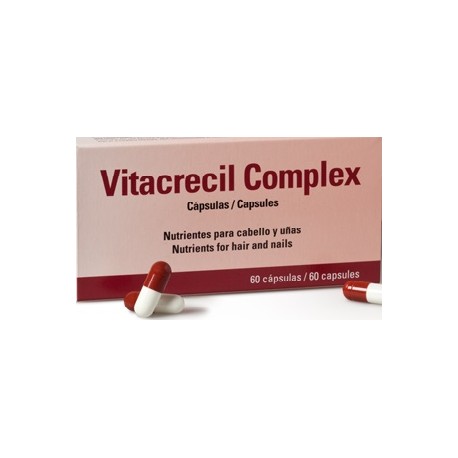 Vitacrecil Complex 60 cápsulas cabellos y uñas