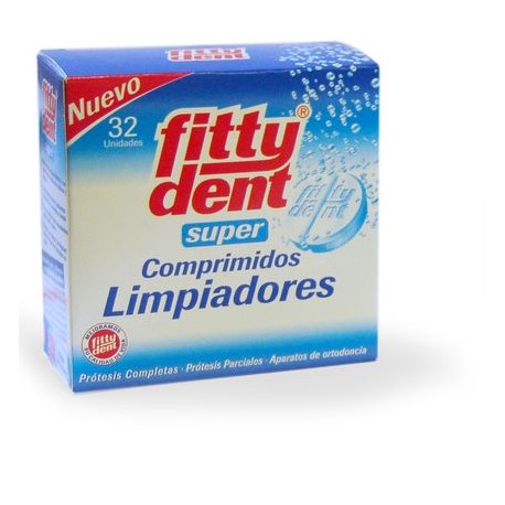 Fittydent super 32 comprimidos limpiadores
