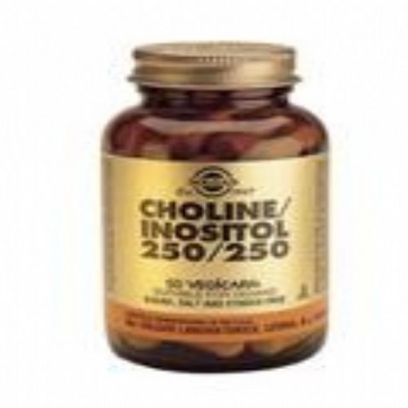 Solgar Colina-Inositol 250/250 mg. 50 cáps