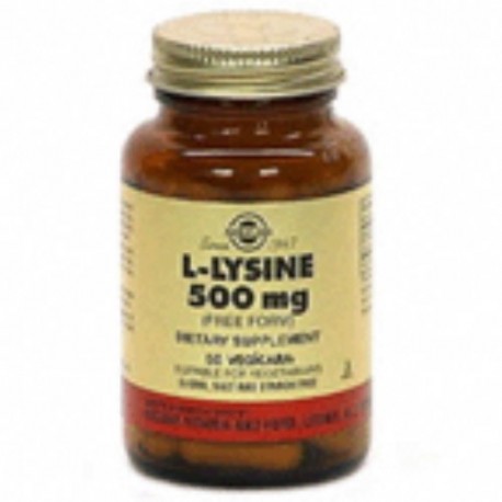 Solgar L-Lisina 500 mg. 50 caps
