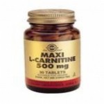 Solgar Maxi L-Carnitina 500 mg. 30 comp