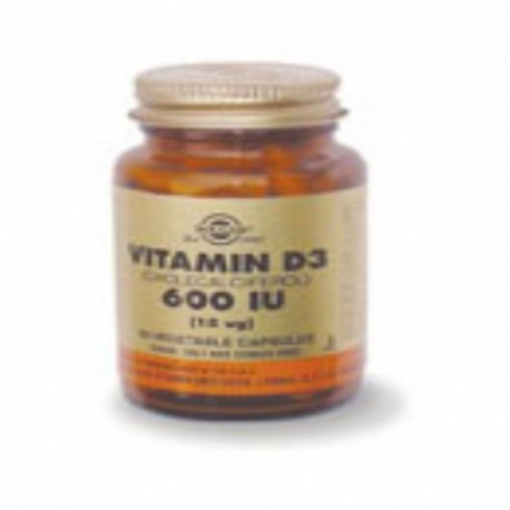 Solgar Vitamina D3 600ui (15 mcg) 60 caps